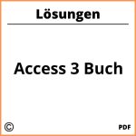 Access 3 Buch Lösungen Pdf