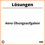 Aevo Übungsaufgaben Mit Lösungen Pdf