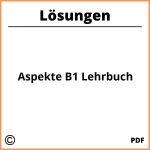 Aspekte B1 Lehrbuch Lösungen Pdf