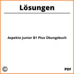 Aspekte Junior B1 Plus Übungsbuch Lösungen Pdf