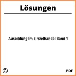 Ausbildung Im Einzelhandel Band 1 Lösungen Pdf