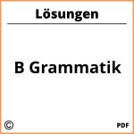 B Grammatik Lösungen Pdf