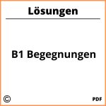 B1 Begegnungen Lösungen Pdf