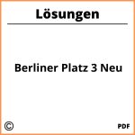 Berliner Platz 3 Neu Lösungen Pdf