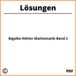 Bigalke Köhler Mathematik Band 2 Lösungen Pdf