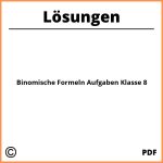 Binomische Formeln Aufgaben Mit Lösungen Klasse 8 Pdf