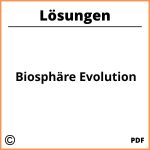 Biosphäre Evolution Lösungen Pdf