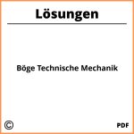 Böge Technische Mechanik Lösungen Pdf