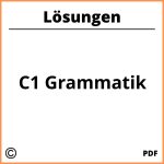 C1 Grammatik Lösungen Pdf