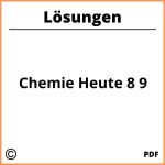 Chemie Heute 8 9 Lösungen Pdf