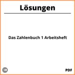 Das Zahlenbuch 1 Arbeitsheft Lösungen Pdf