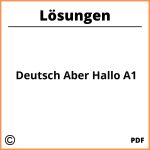 Deutsch Aber Hallo A1 Lösungen Pdf