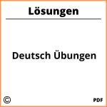 Deutsch Übungen Mit Lösungen Pdf