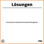 Durchstarten Italienisch Grammatik Übungsbuch Lösungen Pdf