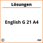 English G 21 A4 Lösungen Pdf