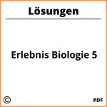 Erlebnis Biologie 5 Lösungen Pdf