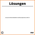 Europa Lehrmittel Arbeitsblätter Kraftfahrzeugtechnik Lösungen Lernfeld 1 4 Pdf