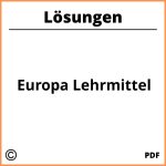 Europa Lehrmittel Lösungen Pdf