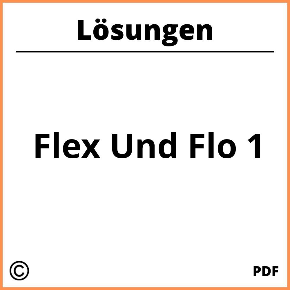 Flex Und Flo Lösungen Arbeitsheft 4 Pdf 2024