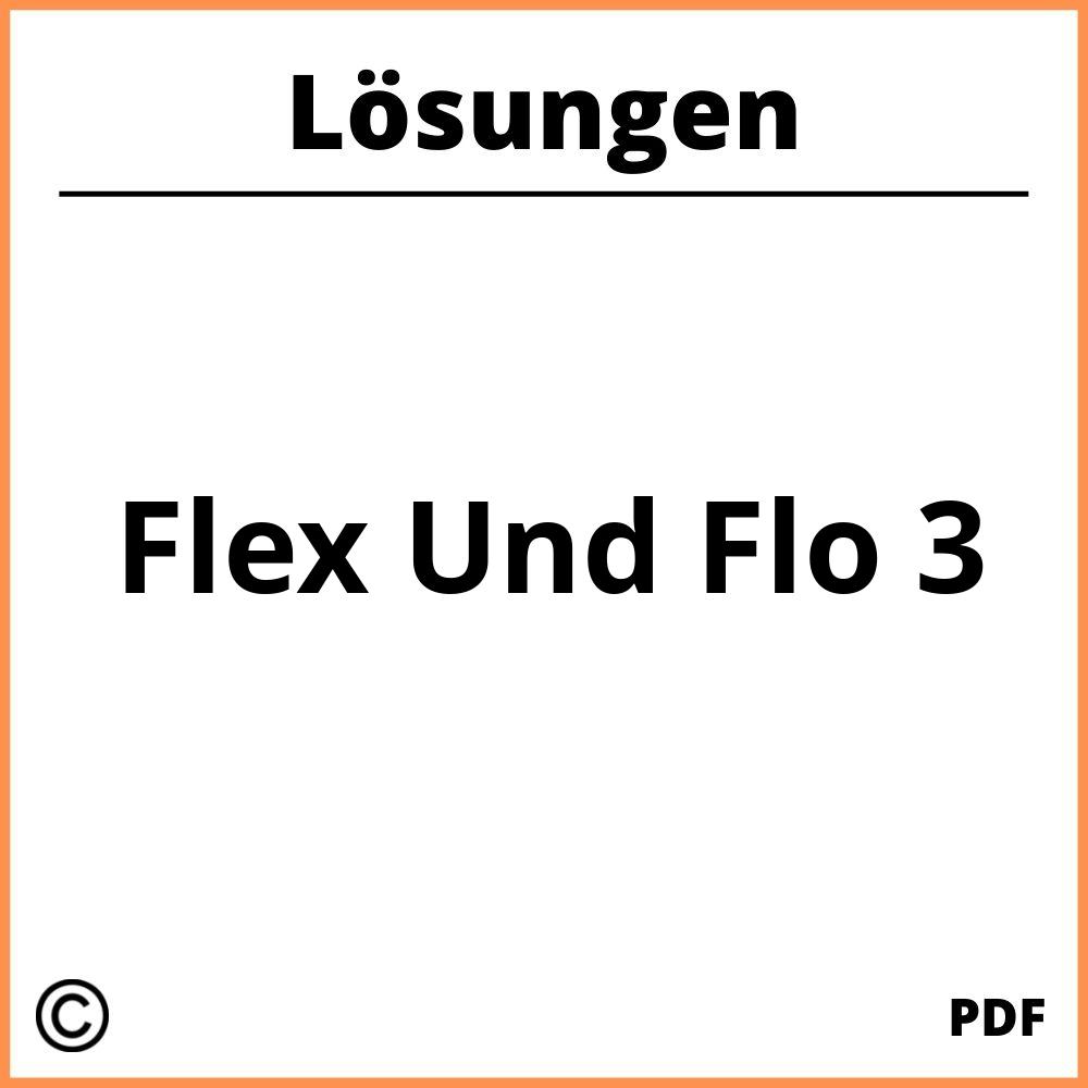 Flex Und Flo 3 Lösungen Pdf