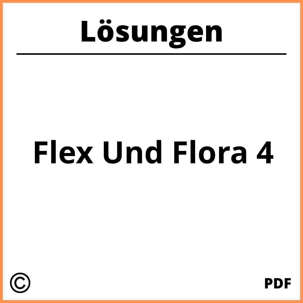 Flex Und Flora 4 Lösungen Pdf