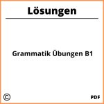 Grammatik Übungen B1 Mit Lösungen Pdf