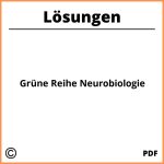 Grüne Reihe Neurobiologie Lösungen Pdf