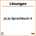 Jo Jo Sprachbuch 4 Lösungen Pdf