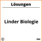 Linder Biologie Lösungen Pdf