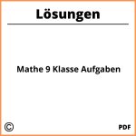 Mathe 9 Klasse Aufgaben Mit Lösungen Pdf