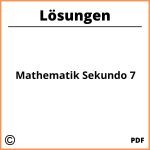 Mathematik Sekundo 7 Lösungen Pdf