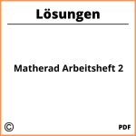 Matherad Arbeitsheft 2 Lösungen Pdf