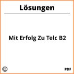 Mit Erfolg Zu Telc B2 Lösungen Pdf