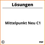 Mittelpunkt Neu C1 Lösungen Pdf