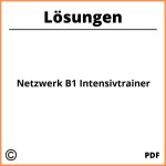 Netzwerk B1 Intensivtrainer Lösungen Pdf