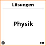 Physik Aufgaben Und Lösungen Pdf