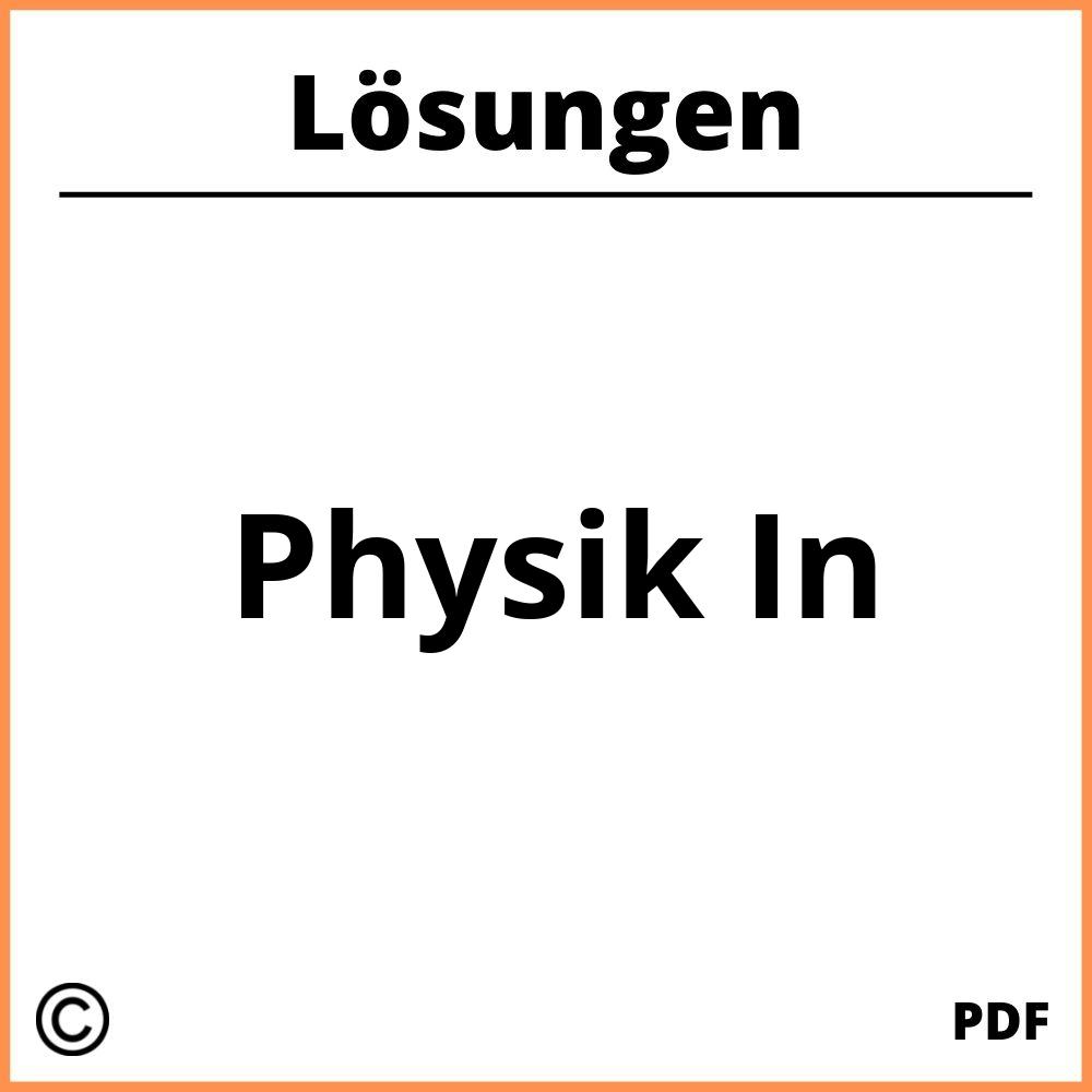 Physik In Aufgaben Und Lösungen Pdf