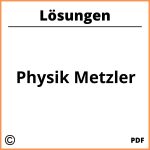 Physik Metzler Lösungen Pdf