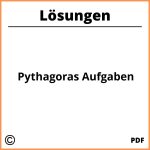 Pythagoras Aufgaben Mit Lösungen Pdf