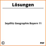 Seydlitz Geographie Bayern 11 Lösungen Pdf