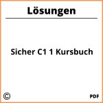 Sicher C1 1 Kursbuch Lösungen Pdf