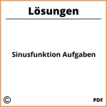 Sinusfunktion Aufgaben Mit Lösungen Pdf