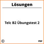 Telc B2 Übungstest 2 Pdf Lösungen